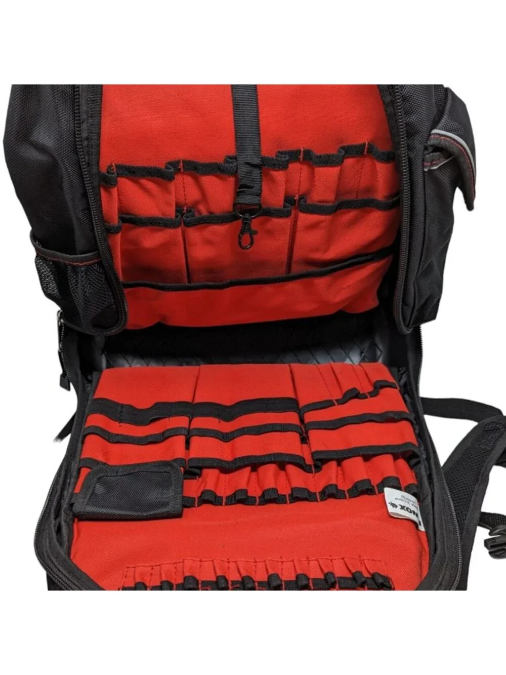 Lenox Black Ballistic Nylon Tool Storage Backpack Bag 14